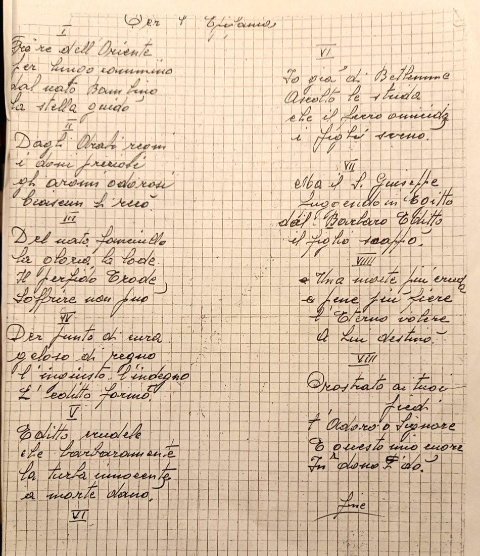 Una vecchia poesia per l’Epifania