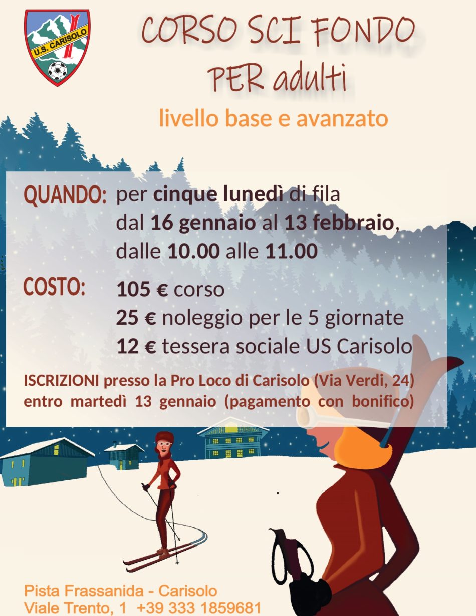 CARISOLO – CORSI DI FONDO PER BAMBINI ED ADULTI