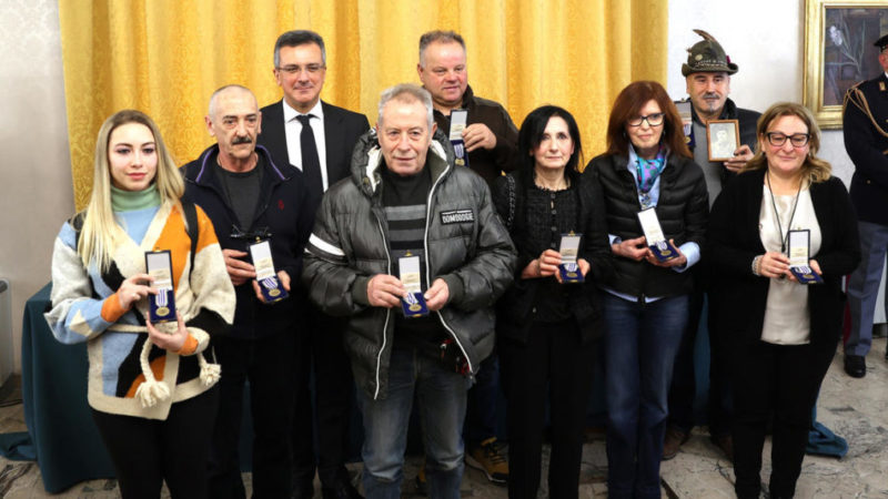 Oggi è stata consegnata la medaglia d’onore ai familiari di Bruno Maturi Paparot
