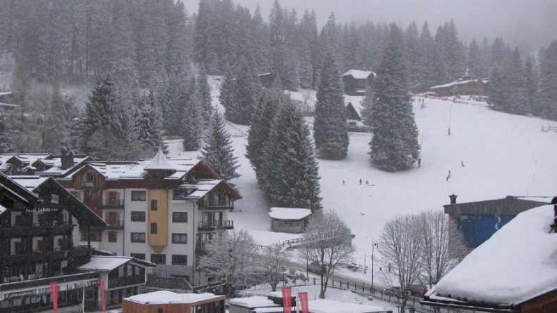 Terminate le vacanze natalizie, torna la neve sulla skiarea Campiglio