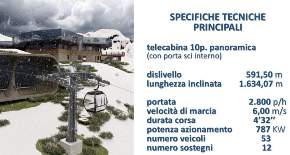 La nuova telecabina Prà Rodont - Doss del Sabion