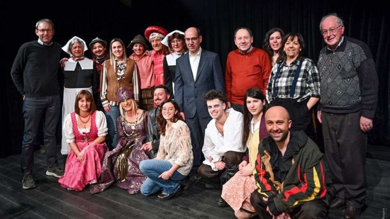 La Filodrammatica di Giustino ha festeggiato i 120 anni