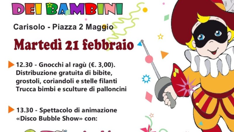 CARNEVALE CARISOLESE dei bambini