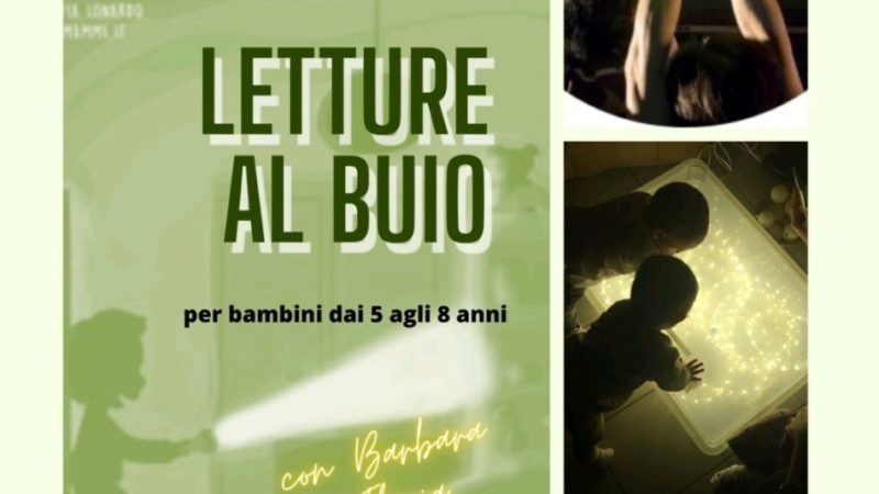 Giovedi 23 febbraio: “Letture al buio”