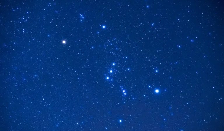 Mattia e la stella Orione