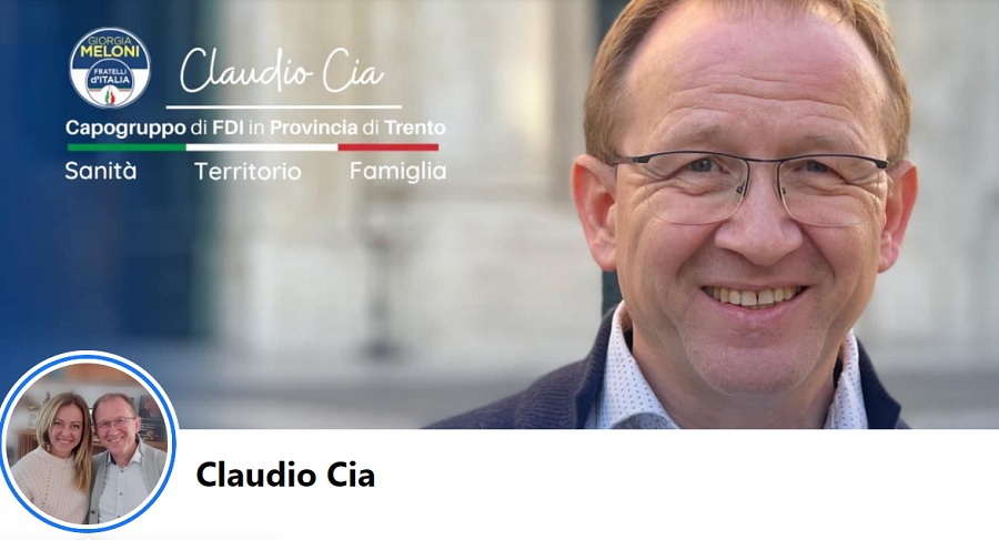 Alessandro Giacomini querela Claudio Cia, Consigliere e Presidente consiliare di Fratelli D’Italia