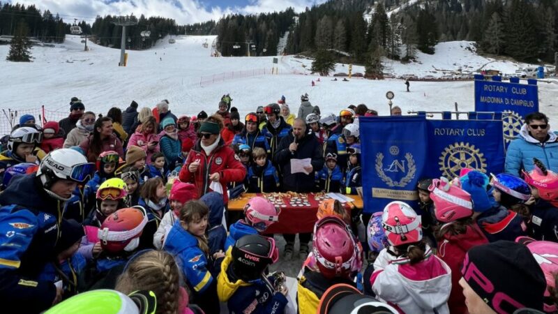 Memorial Michela Ramponi, anche quest’anno più di cento atleti si sono sfidati all’insegna del ricordo, dello sport e della solidarietà”  di Rotary Club Madonna di Campiglio