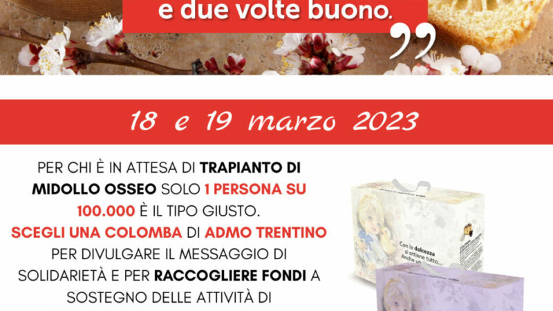 Torna anche in piazza Carera a Pinzolo la campagna di raccolta fondi di ADMO Trentino