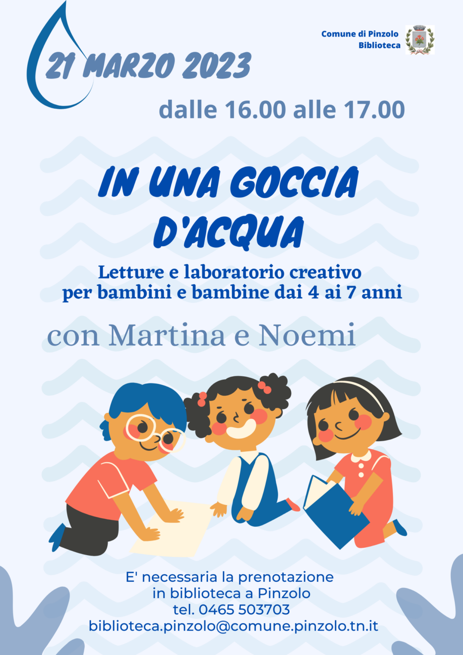 21 marzo dalle 16 alle 17: Letture e laboratorio creativo per bambini e bambine