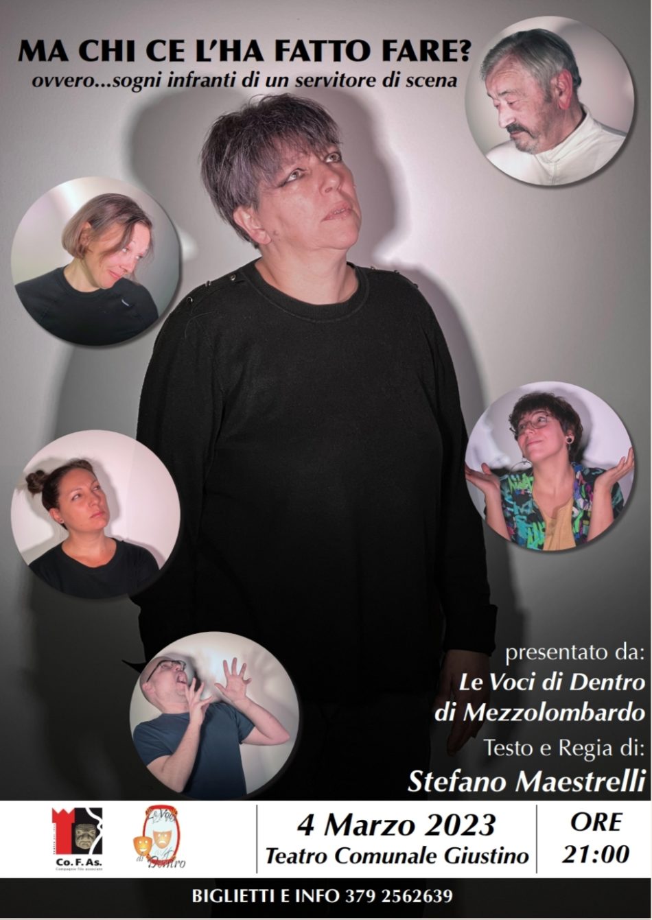 Sabato 4 marzo ore 21:000 Teatro di Giustino: “Ma chi ce l’ha fatto fare”