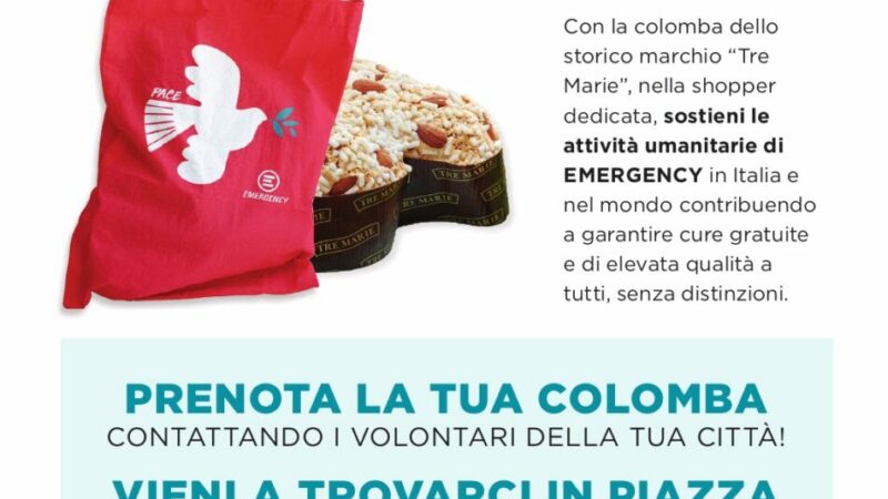 Campagna ‘Colomba della Pace’ 2023 di Emergency