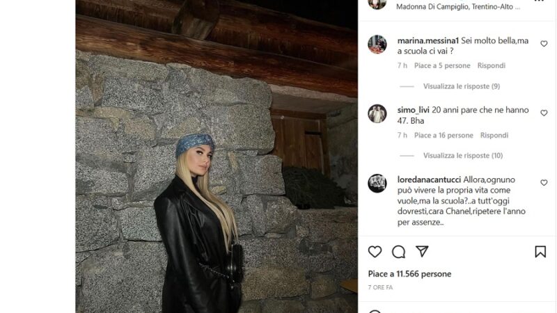 Totti e Noemi a Madonna di Campiglio