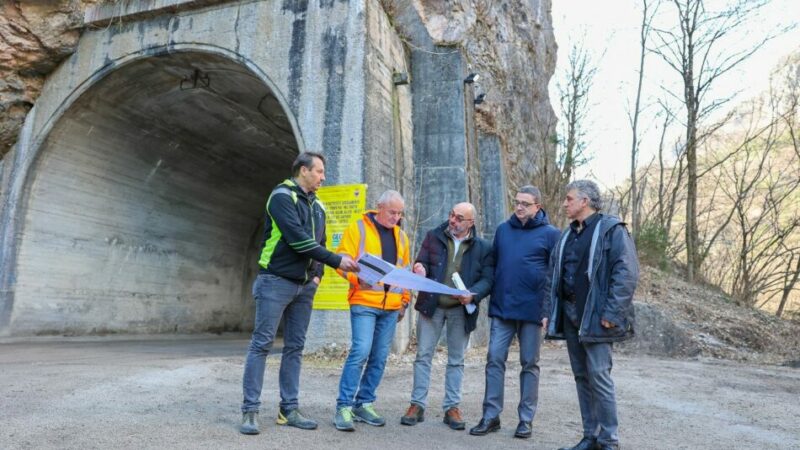 GALLERIA “PONTE PIÀ”, SI PARTE CON LE OPERE PER PROTEGGERE LA VIABILITÀ PROVVISORIA