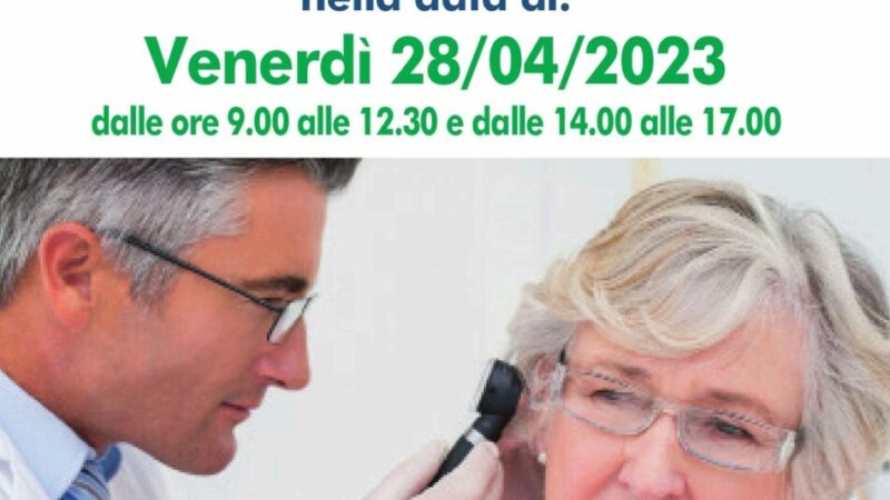 28 aprile: Giornata preventiva contro la sordità