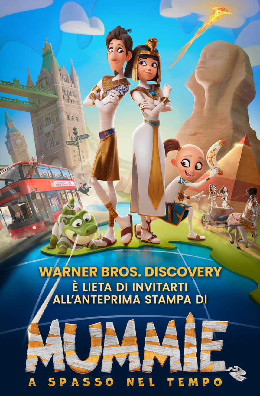 Cinema a Pinzolo: “MUMMIE A spasso nel tempo” Domenica 16 aprile ore 17:30