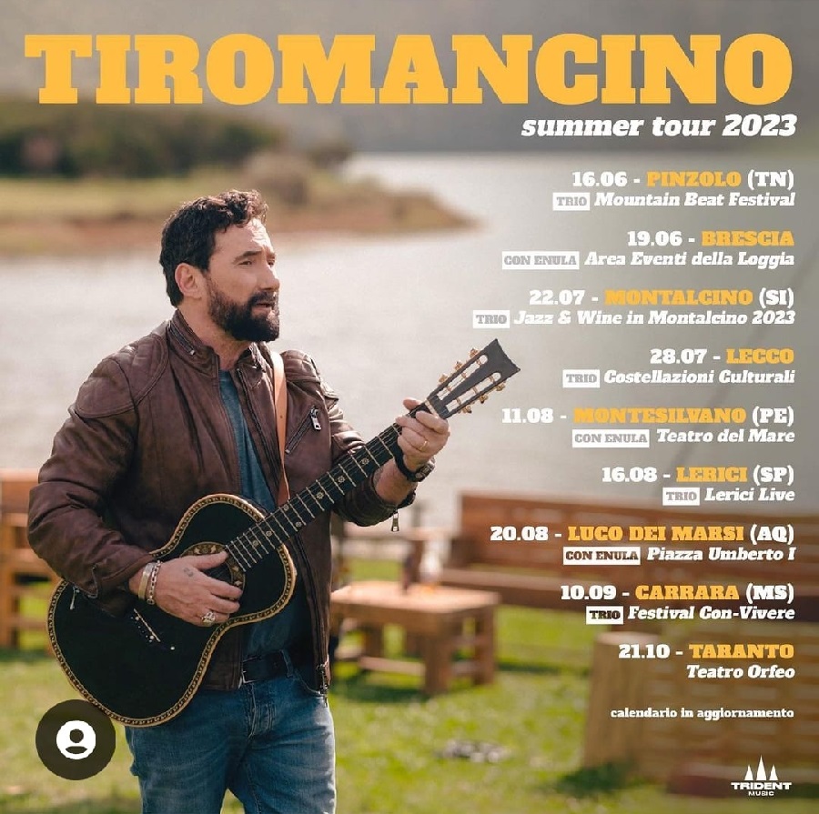 TIROMANCINO – A Pinzolo la prima tappa del “summer tour 2023”