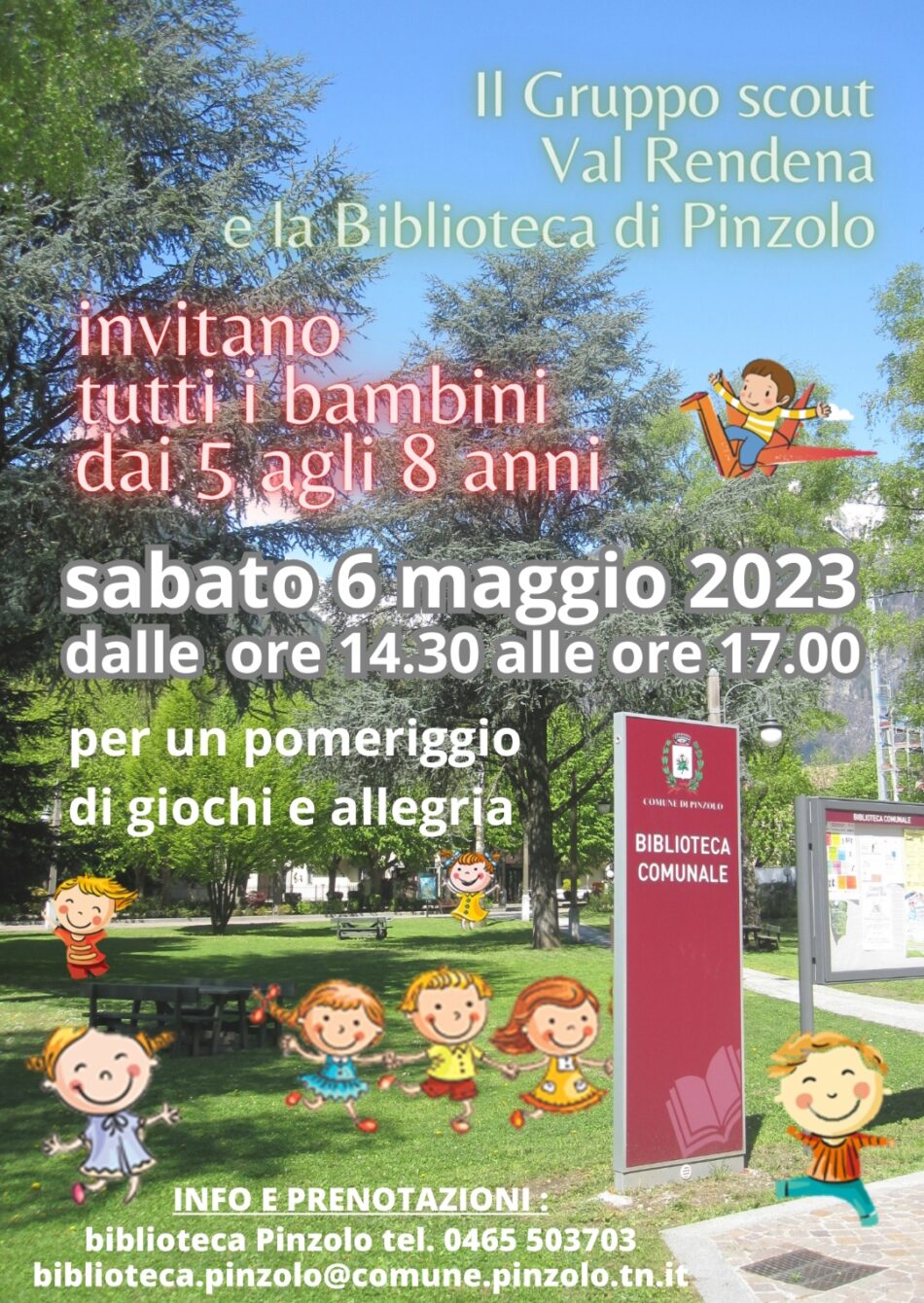 Invito a tutti i bambini dai 5 agli 8 anni