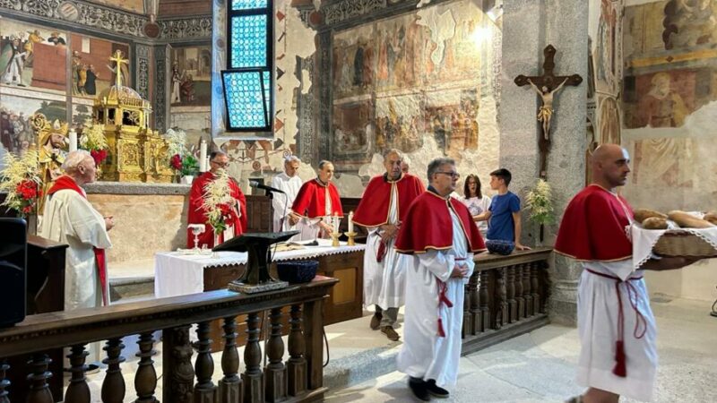 Tanti fedeli alla festa di san Vigilio a Pinzolo