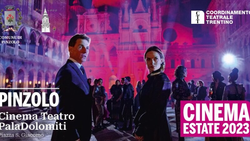 Torna il cinema al Paladolomiti di Pinzolo: programma agosto 2023