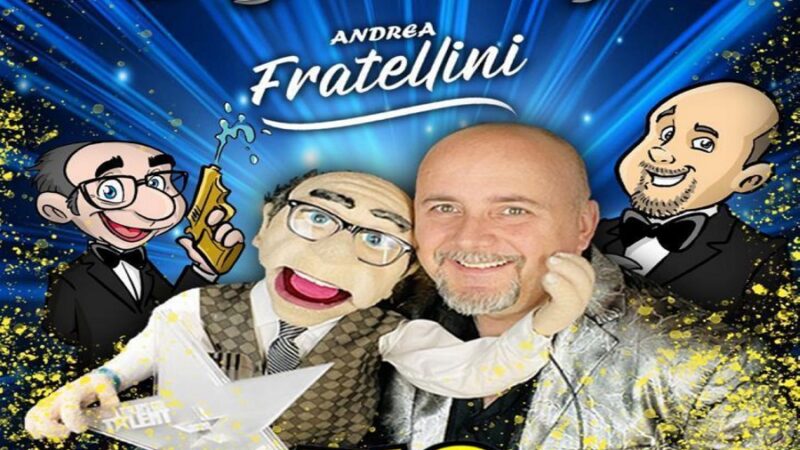 Sabato 29 luglio ore 21.15 – “Ventriloquist SHOW” Andrea Fratellini in piazza Carera