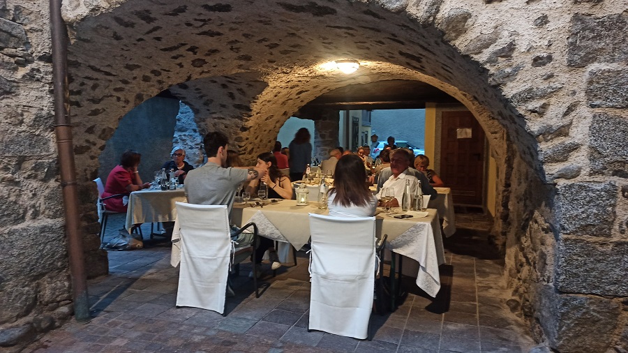 Una delle tre volte che hanno ospitato la cena