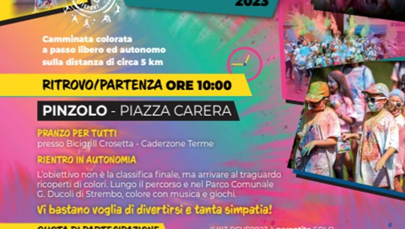 Domenica 30 luglio ore 10 – Per… CORRERE a colori la VAL RENDENA