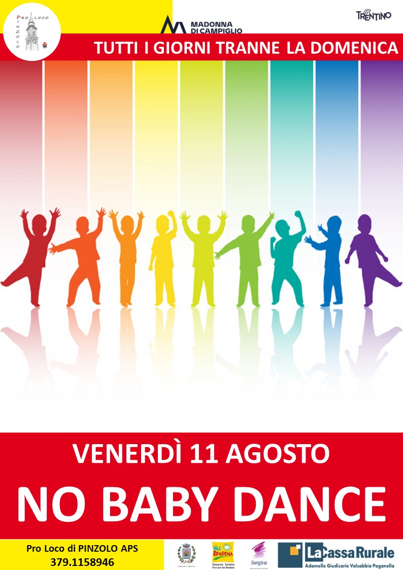 Venerdì 11 agosto – NON CI SARA’ la “Baby Dance” in piazza Carera