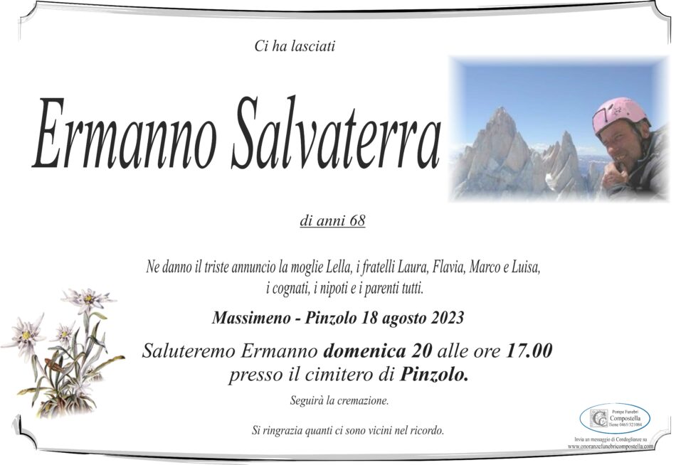 Ci ha lasciati ERMANNO SALVATERRA
