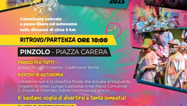 “PER…CORRERE A COLORI La Val Rendena” Mercoledì 9 agosto 2023