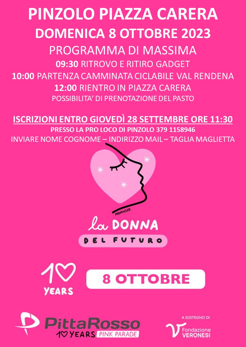Domenica 8 ottobre “La Donna del futuro’