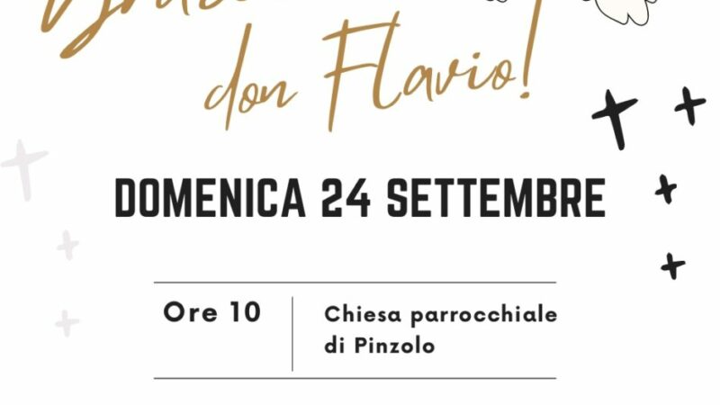 Domenica 24 settembre: Grazie don Flavio!