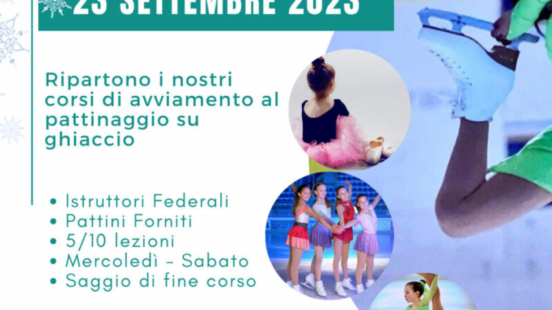OPEN DAY di PATTINAGGIO ARTISTICO del 23 settembre