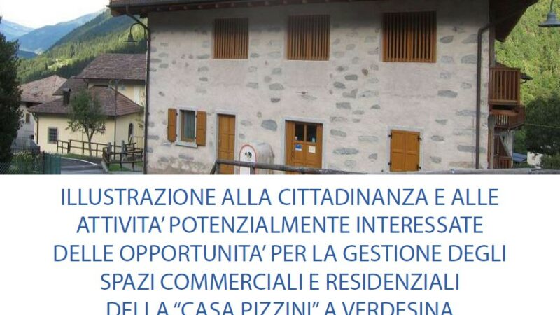 Multiservizi a Verdesina: serata informativa