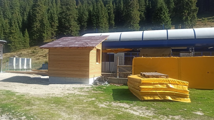 Stazione di partenza a malga Grual