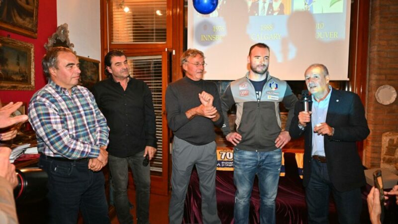 Tomba, Gros e Razzoli: un trio tutto d’oro per la 3Tre a Bologna