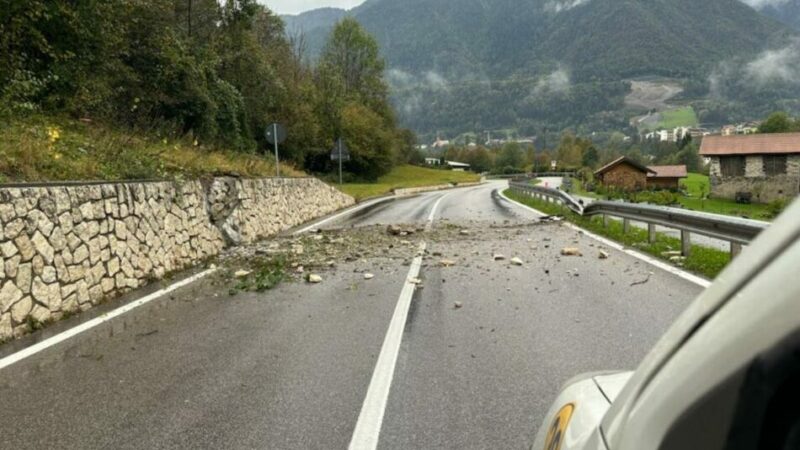 Maltempo: chiusa la SP 34 del Lisano e Sesena fra Porte di Rendena e Tione