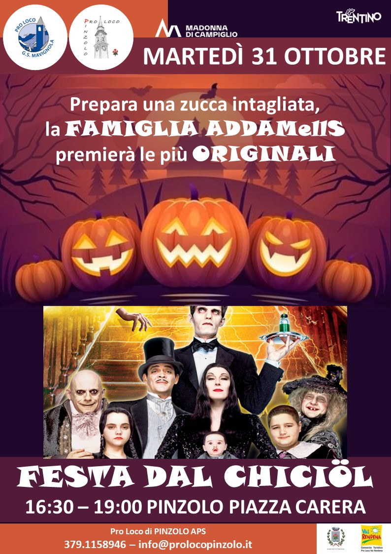 Pinzolo 31 ottobre – Festa dal Chiciol in piazza Carera