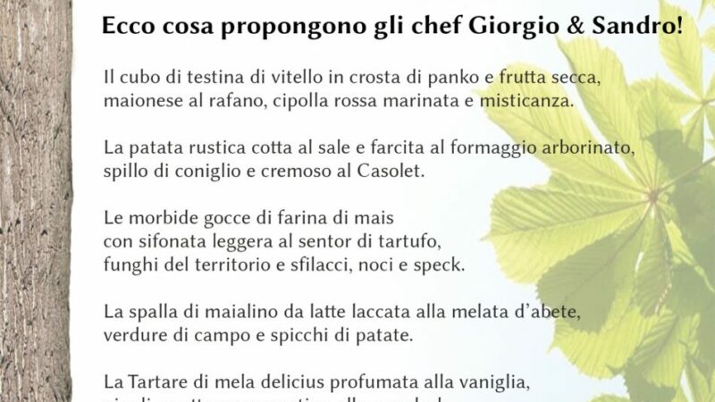 Carisolo – 11 novembre Cena di San Martino