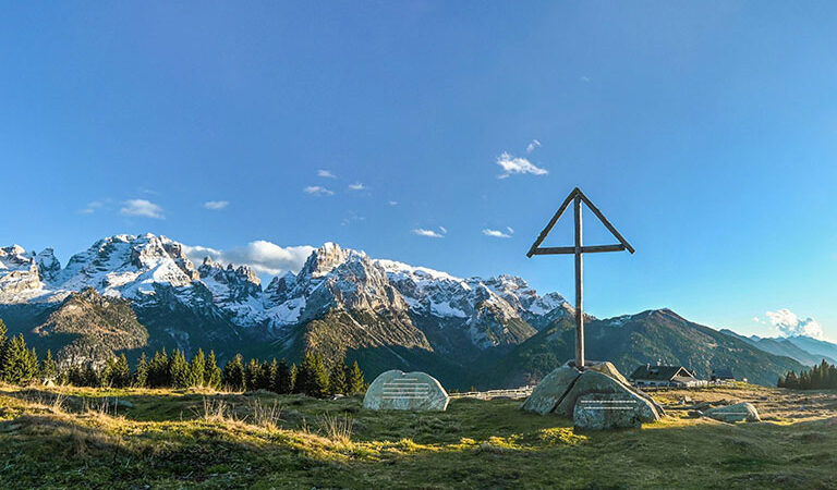 Sosta dell’Amicizia nelle Dolomiti di Brenta a Madonna di Campiglio