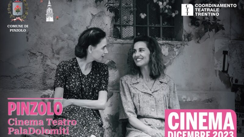 Cinema a Pinzolo: programmazione film dall’8 al 10 dicembre a Paladolomiti