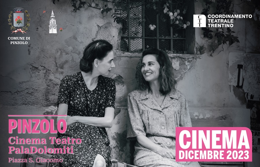 Cinema a Pinzolo: programmazione film dall’8 al 10 dicembre a Paladolomiti