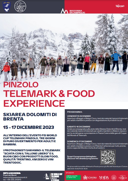 Pinzolo 15-17 dicembre: Telemark & Food Experience