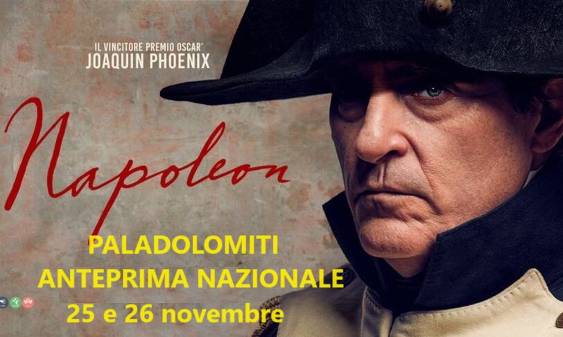 Prima visione nazionale al Paladolomiti: “NAPOLEON” Sabato 25 novembre ore 20.30 – Domenica 26 novembre ore 17
