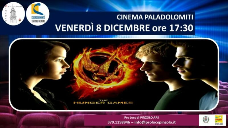 Cinema a Pinzolo: “Hunger games La ballata dell’usignolo e del serpente” Venerdì 8 dicembre ore 17.30 – Sabato 9 dicembre ore 17.30