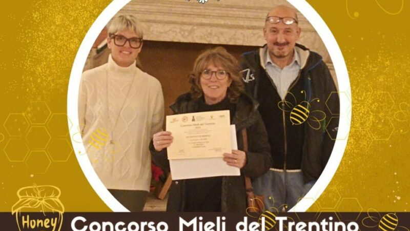 Concorso dei mieli del Trentino 2023: due importanti riconoscimenti per “Dalla natura la salute” di Giustino
