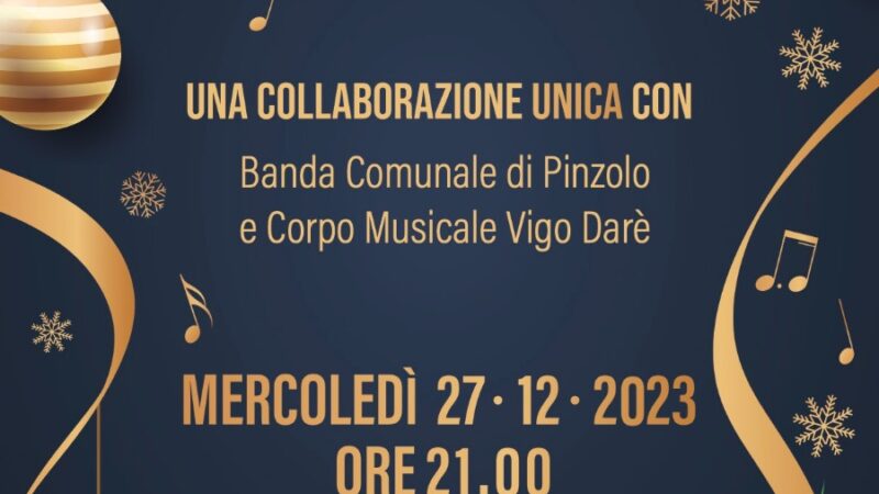 Pinzolo Paladolomiti “Concerto d’auguri” – Mercoledì 27 dicembre ore 21.00