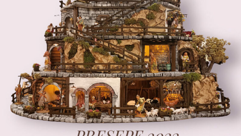 Tione – Inaugurazione del presepe realizzato dal Gruppo «NOI»