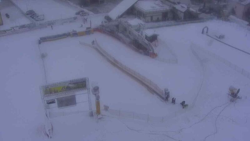 A Bolbeno piste aperte e cannoni sparaneve in funzione