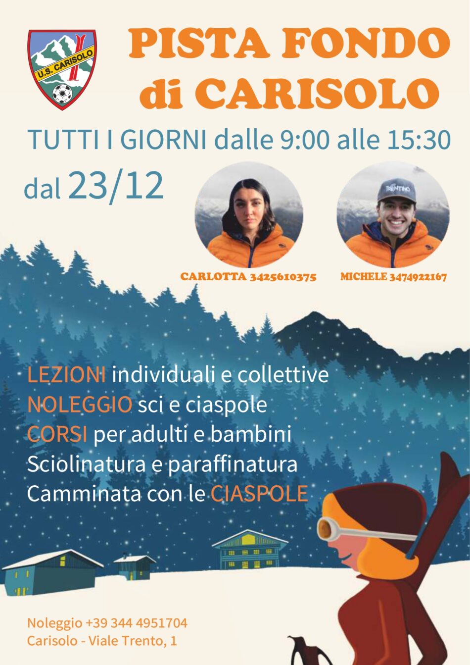 Carisolo: apertura pista da fondo Frassanida