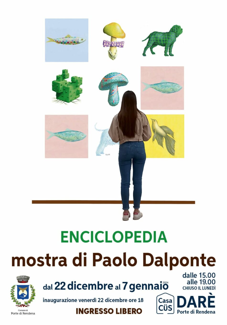 A Casa Cüs inaugura “Enciclopedia” mostra di illustrazioni di Paolo Dalponte